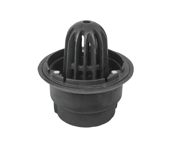 COLADERA TIPO CUPULA SALIDA 4" Y 6" FIERRO FUNDIDO